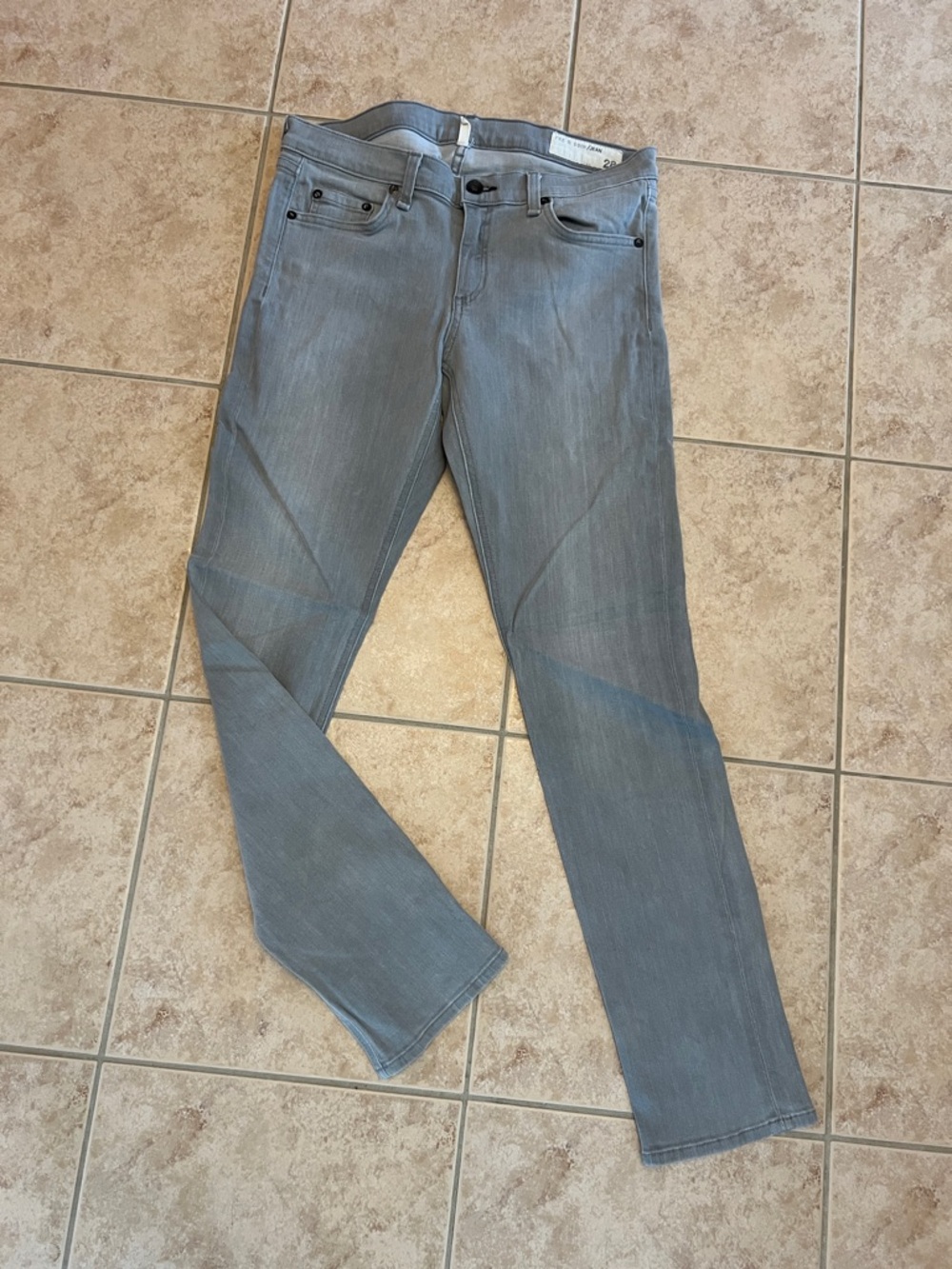 rag & bone Women's Skinny Jeans in Gray